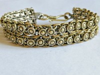 BEAUTIFUL POST MEDIEVAL VINTAGE SILVERED BRACELET AMAZING