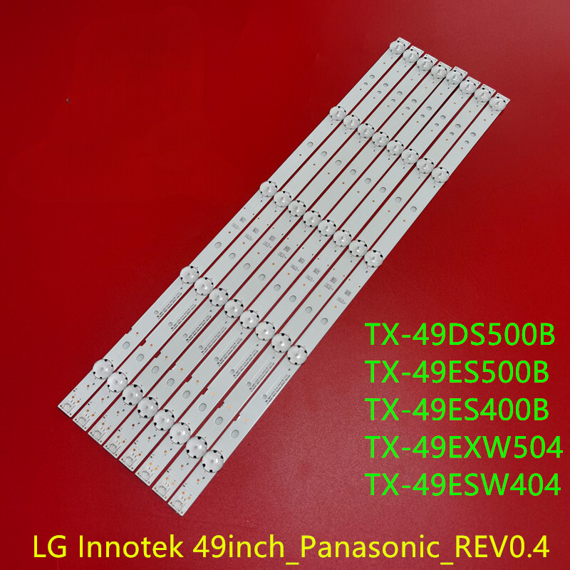 8stk LED-Streifen Für TX-49DSW504 TX-49ES513E TX-49ESW404 TX-49ES400B 49ES500B E - Foto 6