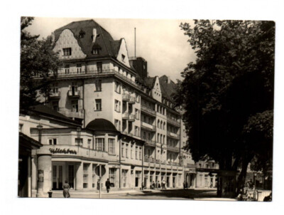 Ansichtskarte Foto Staatsbad Bad Elster Karl Marx Hof DDR