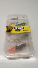 STORM 4 piece BASS KIT with Utility Box Fishing Tackle fish new in pkg