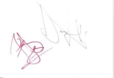 Slade "Hill & Lea" Autogramme signed 10x15 cm Karteikarte 