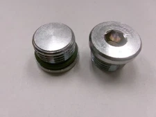 2 PCS. BOSCH REXROTH HYDRAULIC 3/4" SCREW PLUGS C47