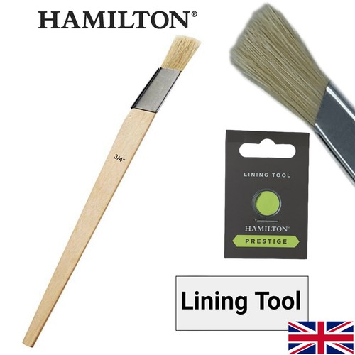 Hamilton Prestige Slant Angled Lining Tool Fitch Fine Paint Brush 3/4