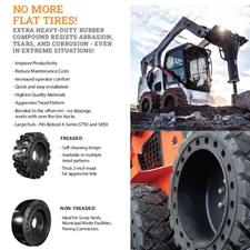 Vert-Ex Flat Proof Tire Rim Assembly Fits JLG 2032E2 2632E2 2646E2 3246E2