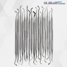17 Pcs FILLING INSTRUMENTS ANTERIOR PLASTIC COMPOSITE DENTAL GERMAN STEEL TOOLS