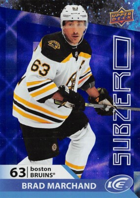 2021-22 Upper Deck Ice Sub Zero #SZ12 Brad Marchand