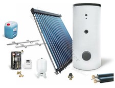 Solaranlage komplett Solarpaket Solarthermie Warmwasser, 200l Speicher 3,61m²