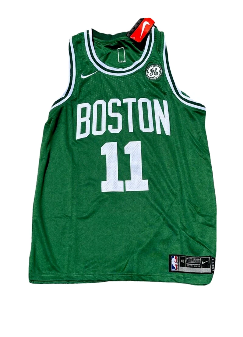 Nike NBA Boston Celtics 11 Kyrie Irving GE Patch Jersey Size 52 Length+4 Away L