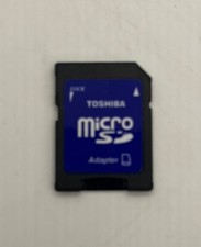 Toshiba 4GB micro SD adapter only