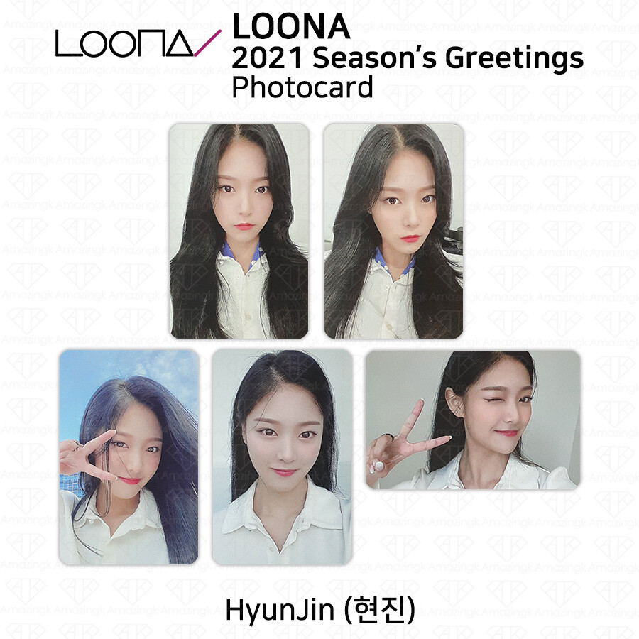 LOONA イブ ミュージックコリアヨントンポストカード LOONA 2021 Season's Greetings Official Photocard Member Set
