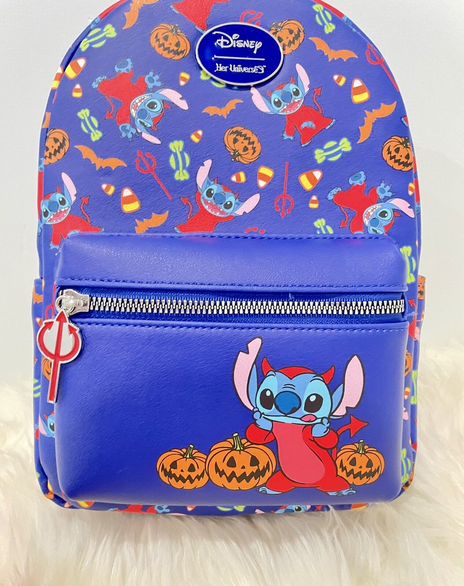 Disney NWT Her Universe Disney Lilo and Stitch Halloween Devil mini backpack Her Universe Disney Lilo & Stitch Halloween Devil Mini  main image 4