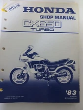 Official Honda CX650 Turbo Shop Manual 1983