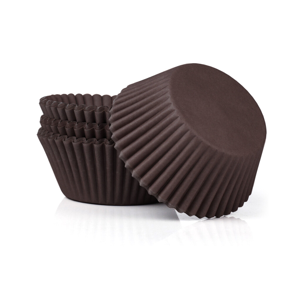 100Pcs Muffin Cake Box Mini Cake Cups Molds Kitchen Baking Accessories (Coffee) eBay
