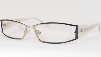 VALMASSOI VL199 C2 Silver /Black UNIQUE RARE EYEGLASSES GLASSES FRAME 51-15-135