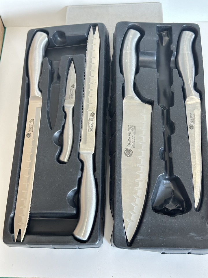 HESSLER WORLDWIDE GOURMET SERIES Surgical Stainless Steel 5pc(partial