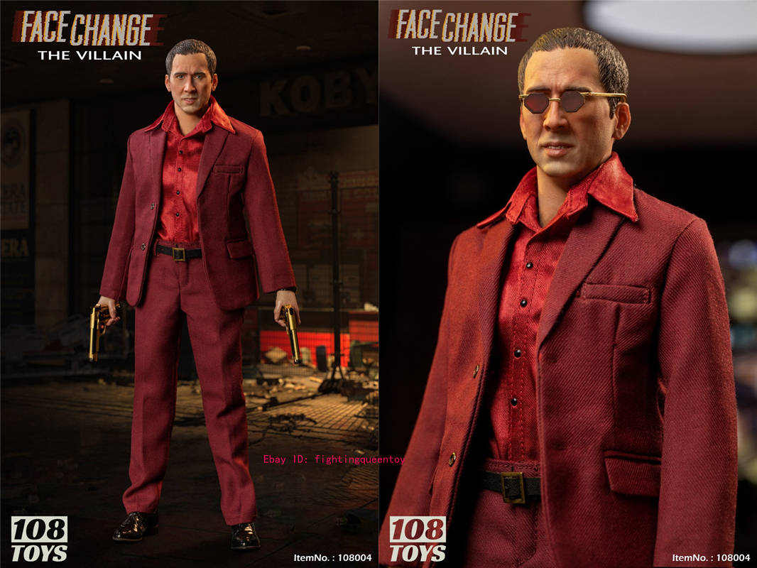 108TOYS 108004 Face Off Castor Troy Nicolas Cage 1/6 Action Figure