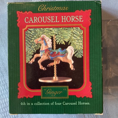Hallmark  Ornament Carousel Horse Christmas #4 OF 4 HORSES (GINGER)