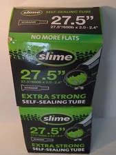 Set of 2 Slime Self Sealing Tube Bicycle 27.5 x 2.0-2.40 Schrader 30088 NEW