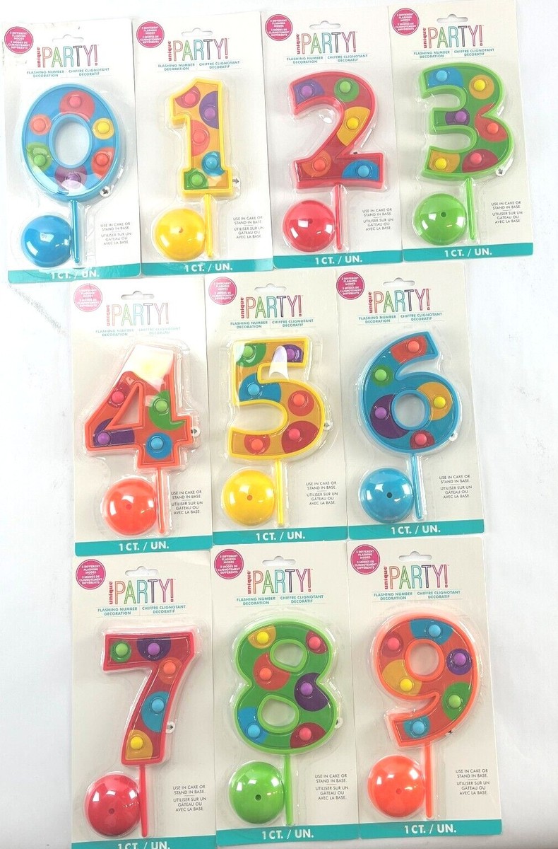Flashing Multicolor LED Number "2" Cake Topper – Light-Up Birthday Decoration For Cakes Or Table Centerpieces - View #12