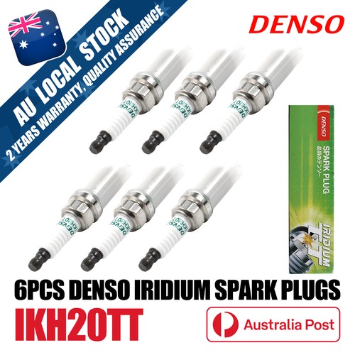 Set Of 6 Denso Iridium Spark Plugs - Genuine OEM FK20HR11 For V6 3.5L Engines-732143