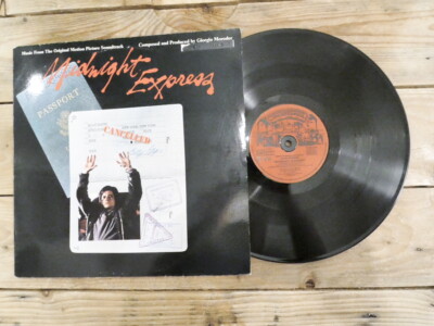 GIORGIO MORODER MIDNIGHT EXPRESS BOF LP 33T VINYL EX COVER EX ORIGINAL 1978