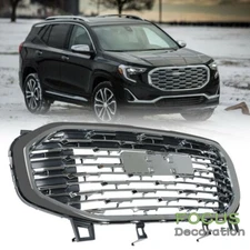 Front Upper Grille Assembly Chrome Denali Style For GMC Terrain 2018 19 2020 21