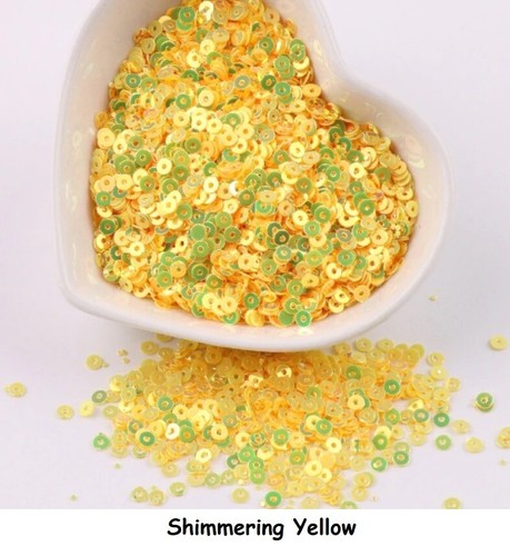 2000 Round 3MM Loose Sequins Flat Sewing Crafts Trim Costume - 47 COLOURS 1428 - Picture 50 of 50