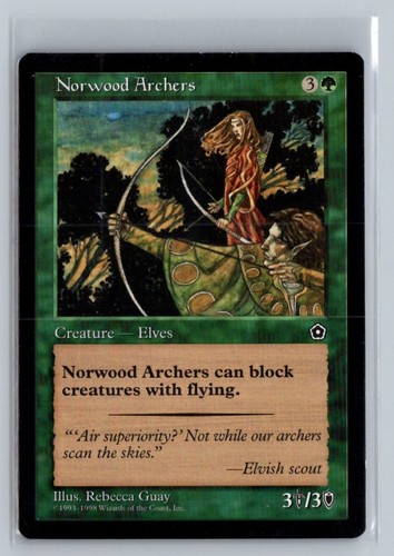 Norwood Archers Portal Second Age Common – MTG Magic the Gathering Card