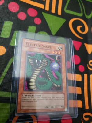 YuGiOh! Electric Snake MRL-008 Unlimited Near Mint Magic Rulers Never Played 