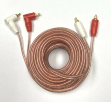 2 PCS 25FT CAR AUDIO RCA INTERCONNECT COPPER ULTRA FLEXIBLE CABLE HOME MARINE