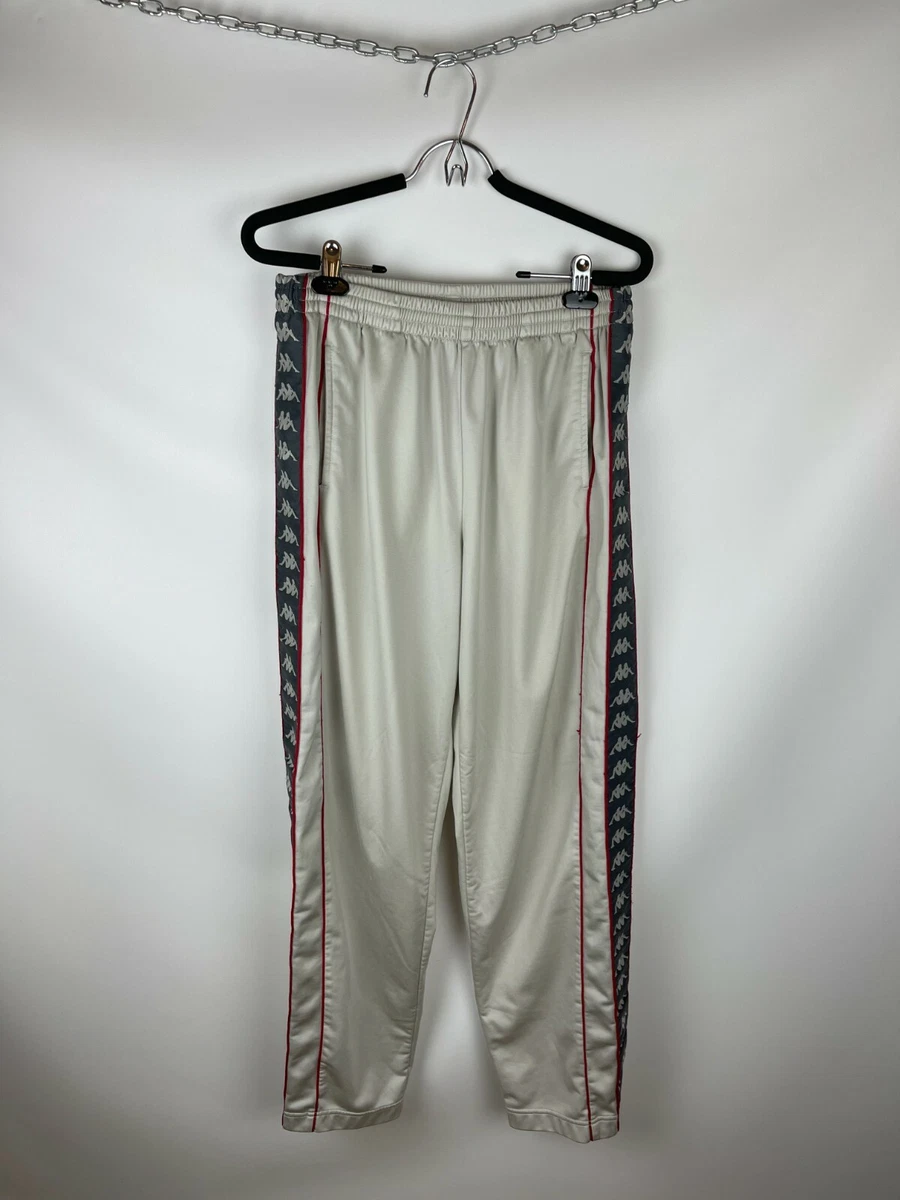 Grey kappa store track pants