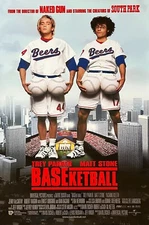 BASEKETBALL MOVIE POSTER 2 Sided ORIGINAL INTL FINAL 27x40 TREY PARKER