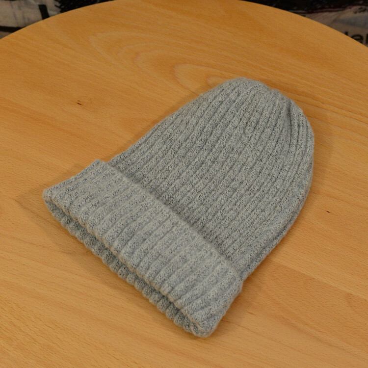 Ladies Solid Color Knit Beanie Hat Warm Fisherman Style for Fall Winter