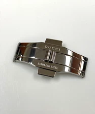 Original New Gucci 21mm x 6mm Stainless Steel Buckle Clasp