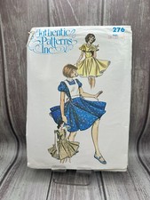 Authentic Patterns 276 Square Dance Clogging Peasant Dress Sz 18-20 VTG Cut