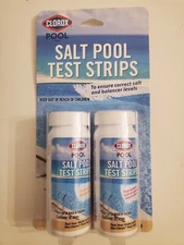NEW Clorox Salt Pool Test Strips for Testing Salt Levels & Balancer Levels