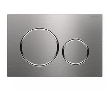 Geberit Sigma20 Dual Flush Plate Brushed Stainless Steel - 115.882.SN.1