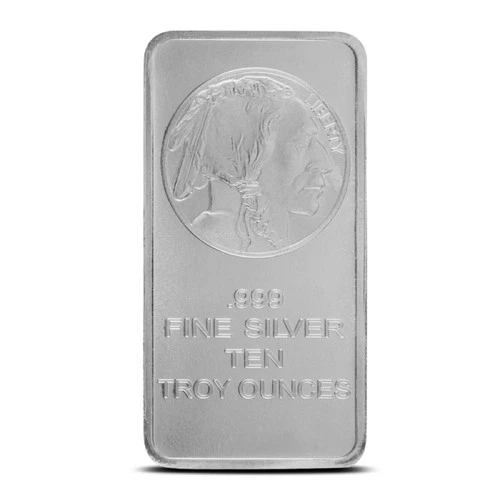 Silver 10 oz Buffalo Bar