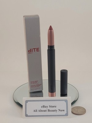 Bite Beauty Matte Creme Lip Crayon GLACE FULL Size 0.05 oz New In Box RARE