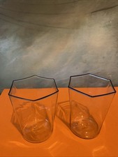 VENINI 2 Bicchieri Carlo Scarpa Murano Art Decò anni 30’