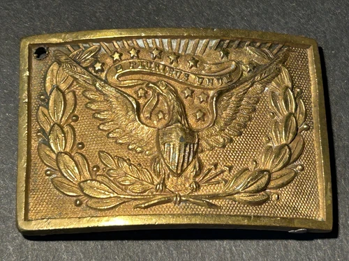 Original M1851 Pattern Civil War- Indian War Belt Buckle- Damaged with Repairs
