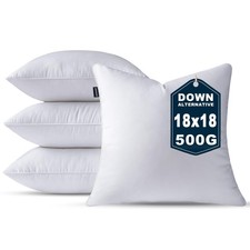 OTPIPCS 18 x 18 Pillow Inserts Set of 4 Down Alternative Throw Pillow Inserts...