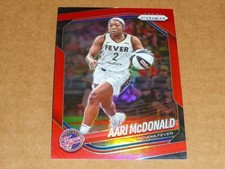 2025 Panini Prizm WNBA AARI MCDONALD RED PRIZM FEVER 187/299 #10