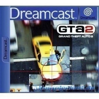 SEGA Dreamcast - Grand Theft Auto II / GTA 2 mit OVP OVP beschädigt