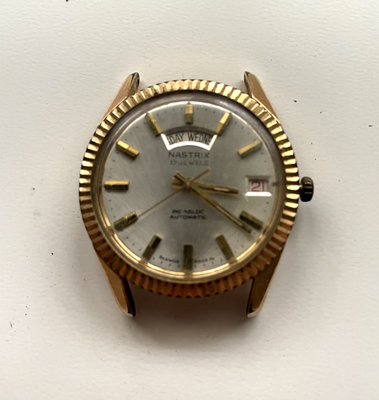 #ad Vintage Nastrix Automatic Watch Felsa 4033 Movement $49.99