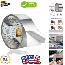 Aluminum Foil Duct Tape Heavy Duty Waterproof, Silver Metal HVAC Heat Tapes ...