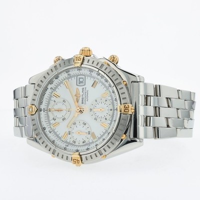 Breitling Chronomat Chronograph 18kt Yellow Gold & Stainless Steel B13352