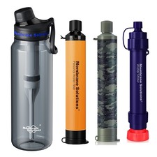 1060mL Water Filter Bottle, Water Filter Straw for Daily Hydration Travel