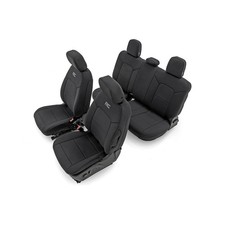 Rough Country Front Bucket Rear Bench Seat Covers For 23-26 Colorado Canyon