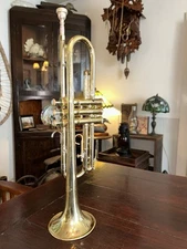 DEFECTIVE Vintage Olds Ambassador Fullerton California Brass Trumpet 195 G3D
